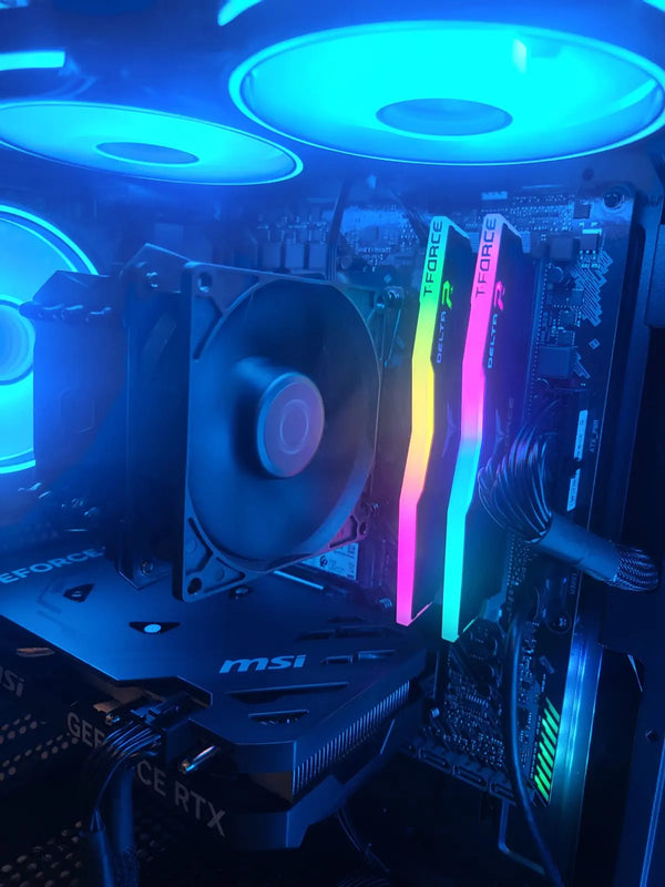 Hardware Hunt Stealth Hunter – Ryzen 5 5500 | RTX 4060 | 16GB RAM | 1TB NVMe | Wi-Fi Gaming PC 
